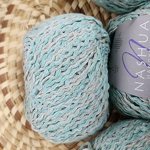 Nashua Handknits Sonora Seaform Green 721Yards 46% Silk Linen Blend Yarn - Picture 2 of 5